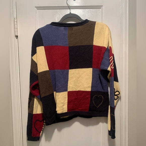 Christopher & Banks Vintage Y2K Patchwork Cardigan - Picture 2 of 11